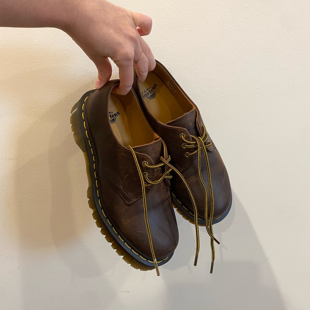 Dr. Martens Brown Leather Shoes